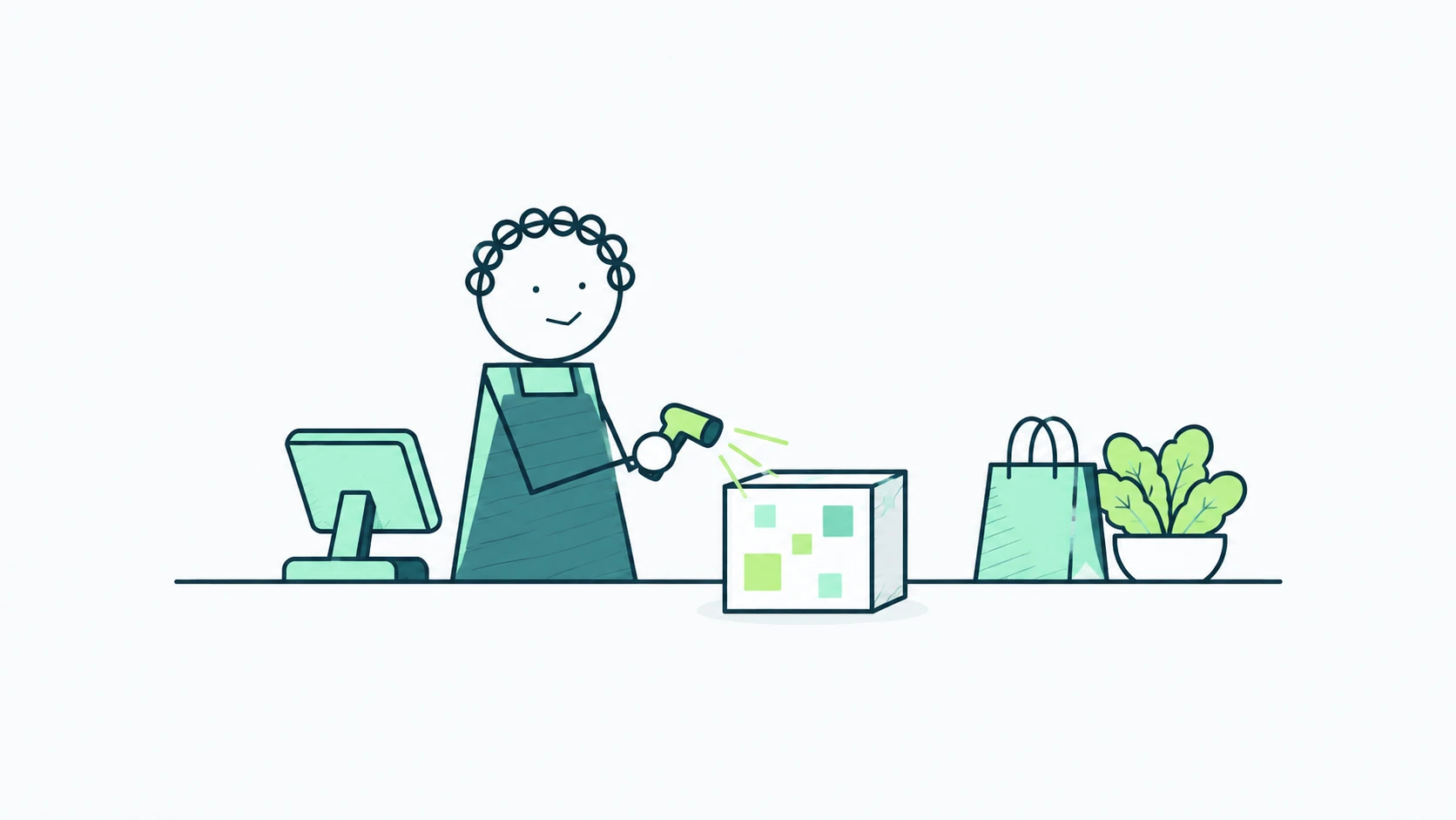 Ilustración del artículo: ¿Tu nuevo QR pasará por la caja del supermercado?